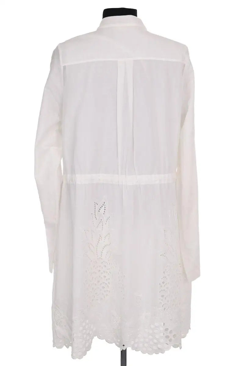 Robe Chloé Blanc en Coton