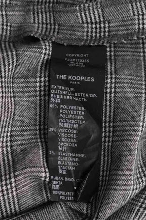 Jupe The Kooples Gris en Coton