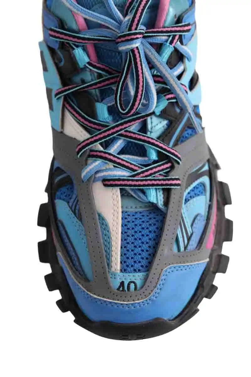 Baskets Balenciaga Bleu en Cuir
