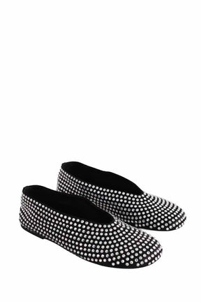 Ballerines Khaite Noir en Paillettes