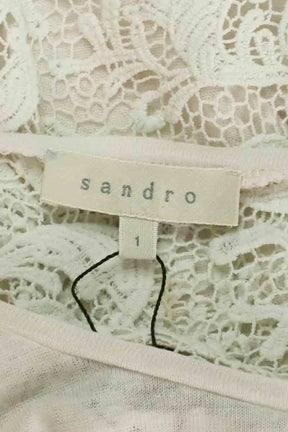 Top sans manche Sandro Rose en Coton