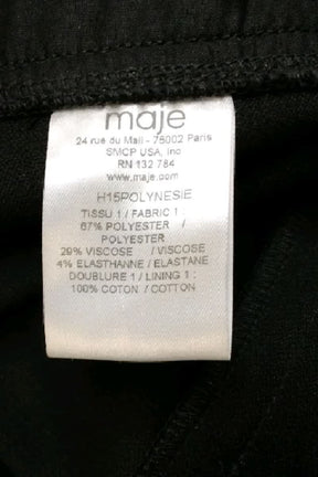 Pantalon slim Maje  Noir