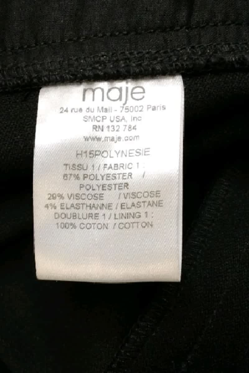 Pantalon slim Maje  Noir