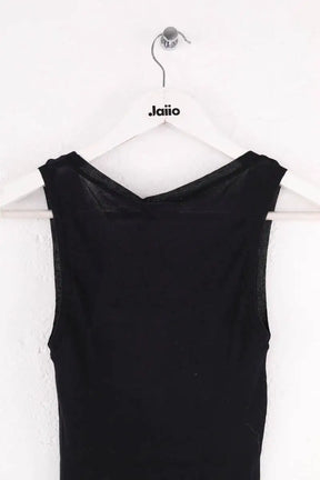 Top sans manche American Vintage Noir en Coton