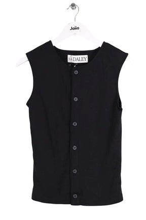 Top sans manche S.S.Daley Noir en Coton, taille M - Seconde Main