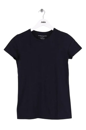 T-shirt Majestic Filatures Marine en Coton, taille S - Seconde Main
