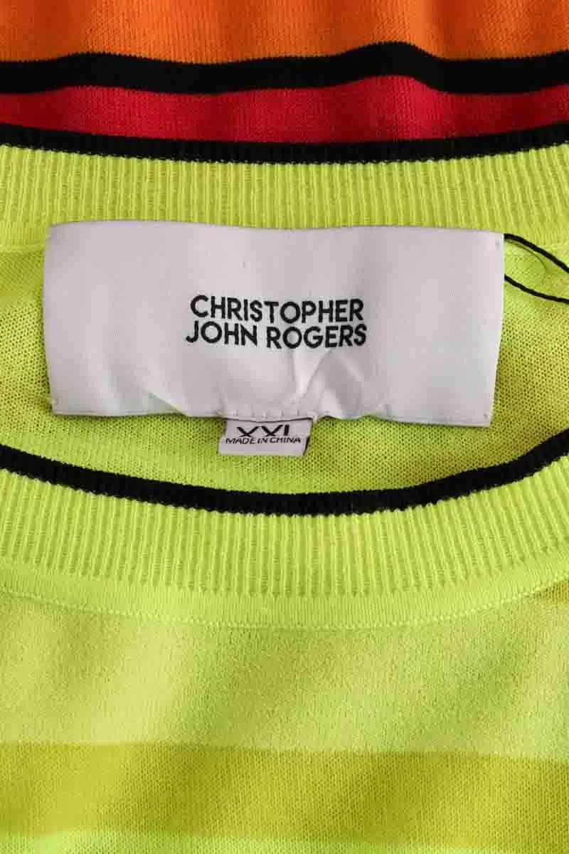 Pull Christopher John Rogers Multicolore en Laine