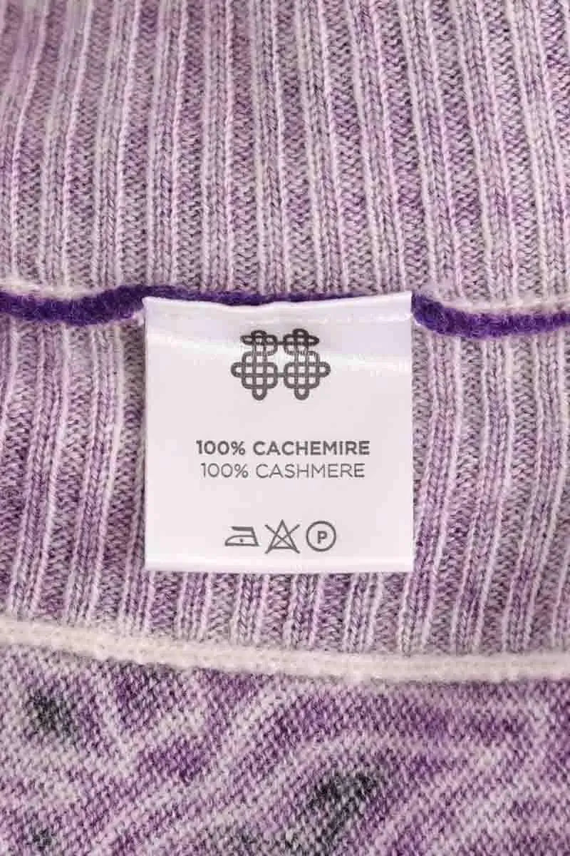 Pull Kujten Violet en Cachemire