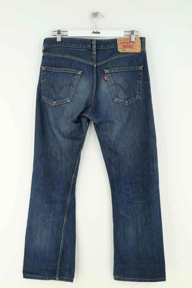 Jean droit Levi's 501 Bleu en Coton