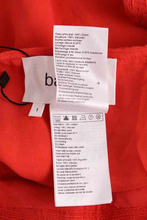 Top sans manche Ba&Sh Rouge en Coton