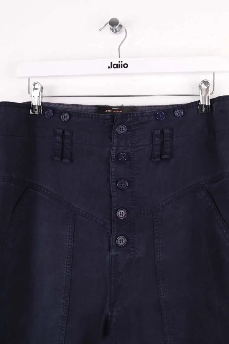 Pantalon Isabel Marant Marine en Coton