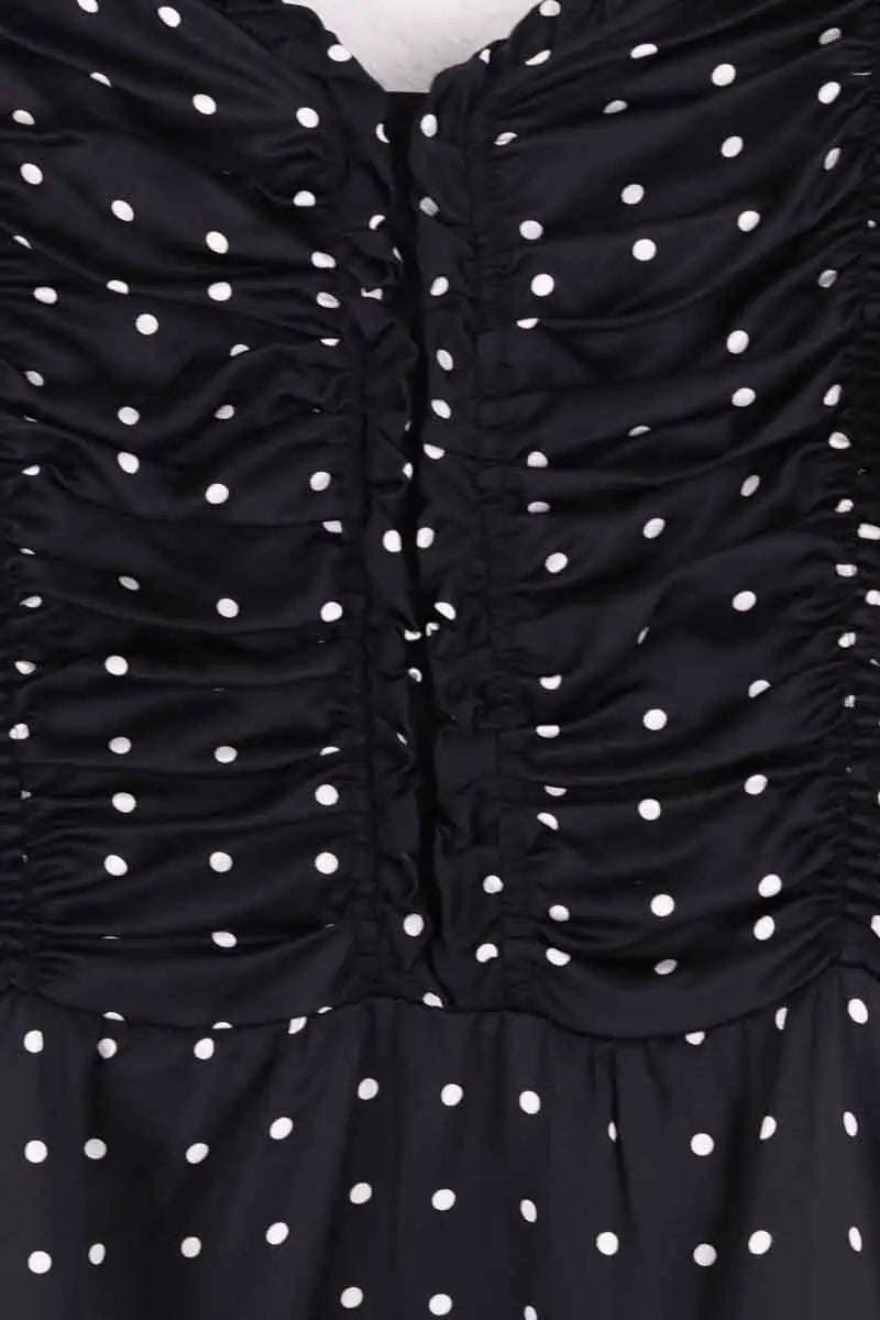 Robe Maje Noir en Synthétique