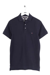 Polo Tommy Hilfiger Bleu en Coton, taille S - Seconde Main