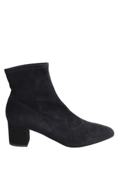 Boots LK Bennett Grove Noir en Daim, taille 38 - Seconde Main