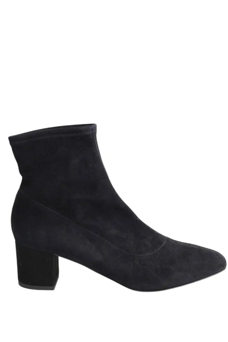Boots LK Bennett Grove Noir en Daim, taille 38 - Seconde Main