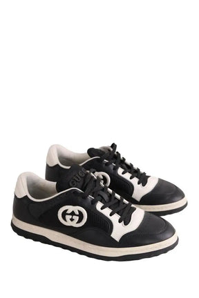 Baskets Gucci MAC80 Noir en Cuir