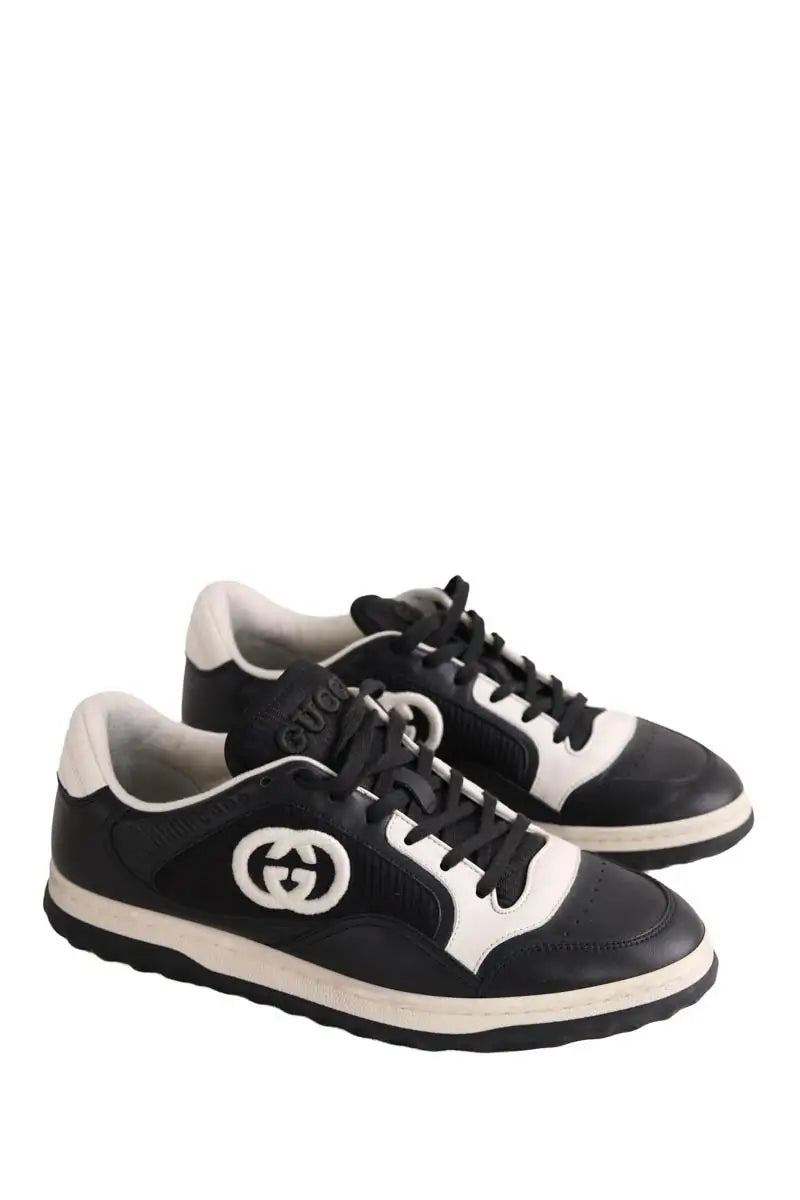 Baskets Gucci MAC80 Noir en Cuir