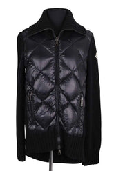 Veste Moncler Noir en Laine, taille S - Seconde Main