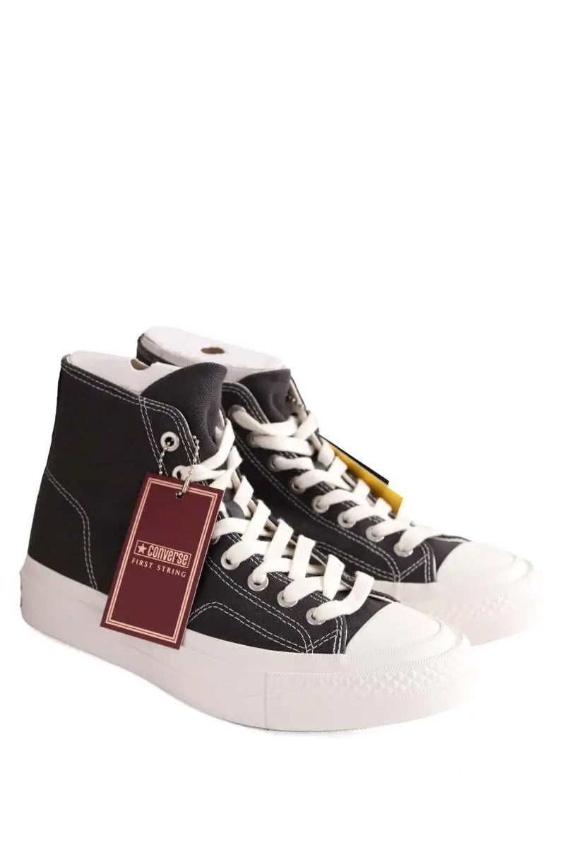 Baskets hautes Converse Anthracite en Tissu