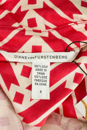 Robe Diane Von Furstenberg Rose en Soie