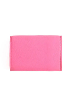 Porte-monnaie Balenciaga 391446 5610 X 584046 Rose en Cuir