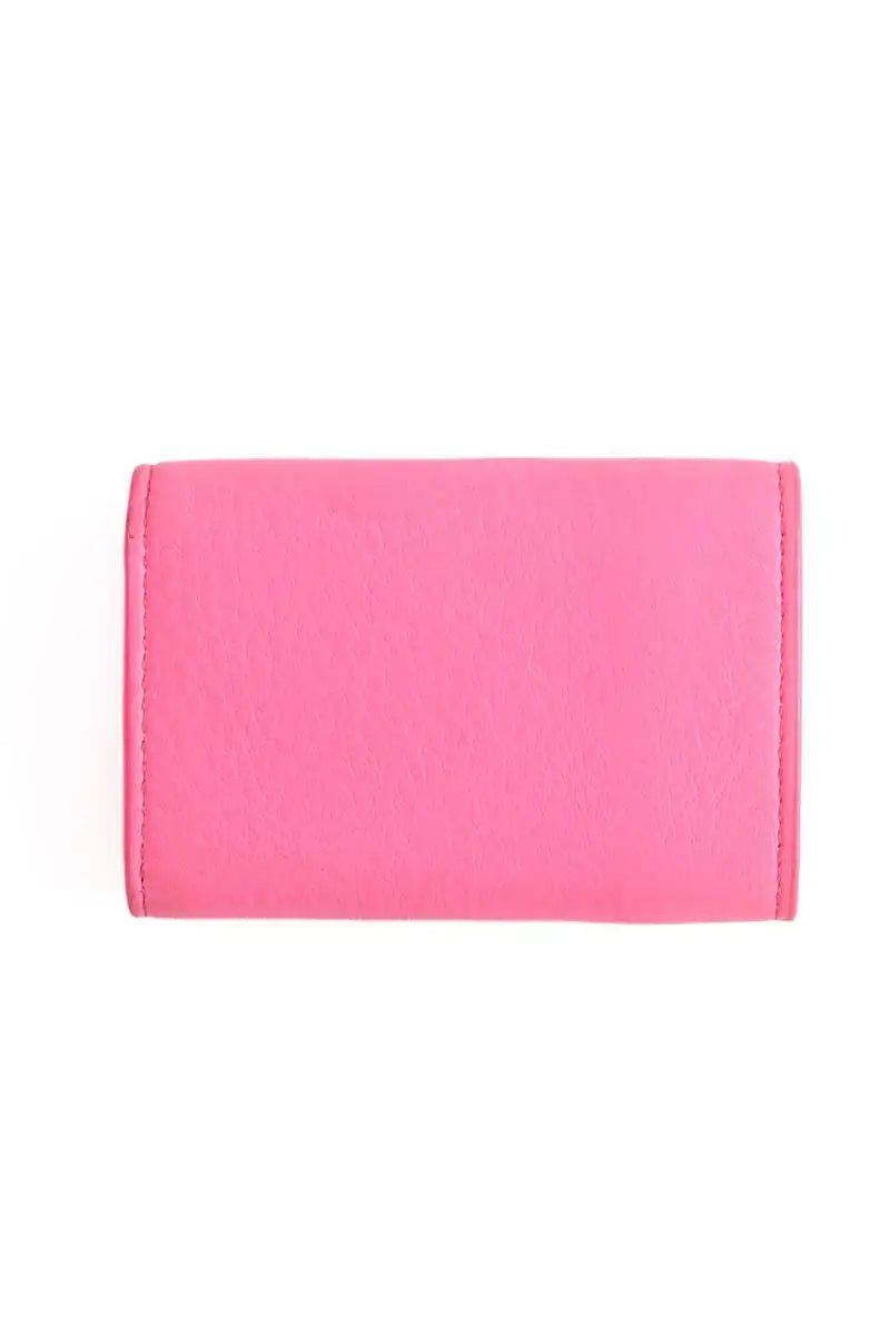 Porte-monnaie Balenciaga 391446 5610 X 584046 Rose en Cuir