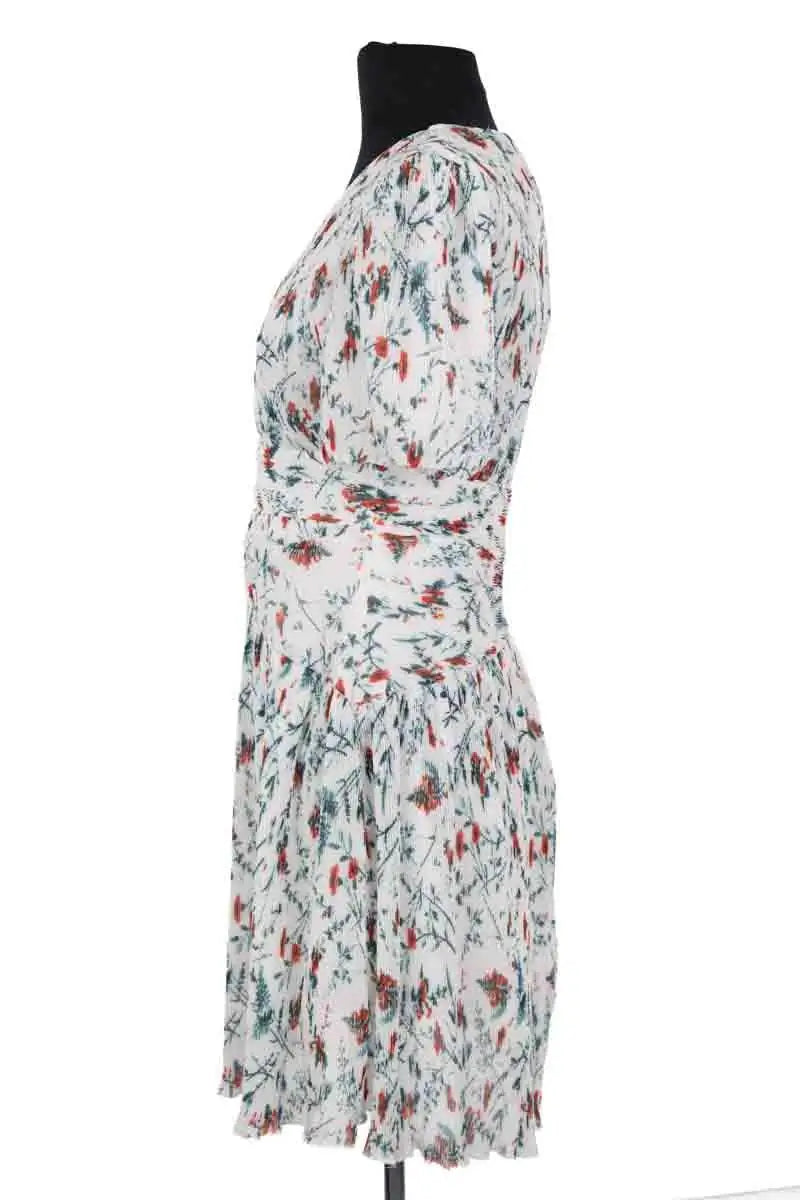 Robe Maje Blanc en Viscose