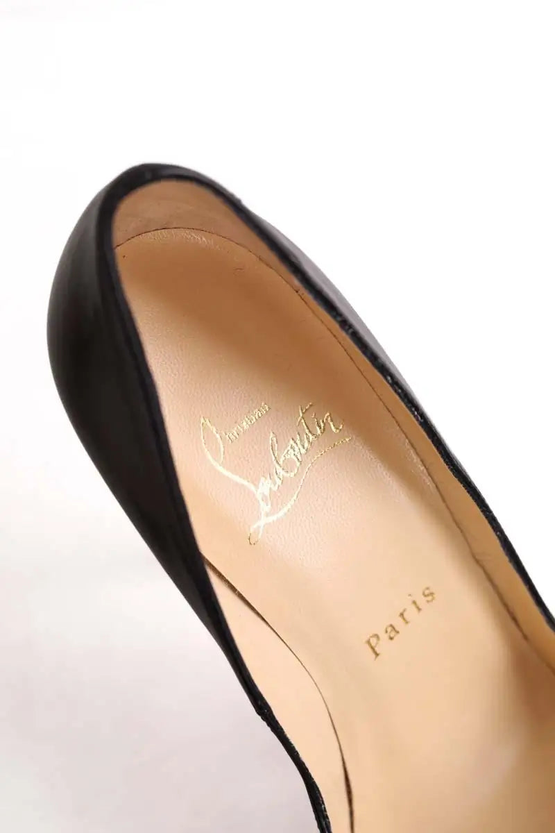 Talons Christian Louboutin Noir en Cuir
