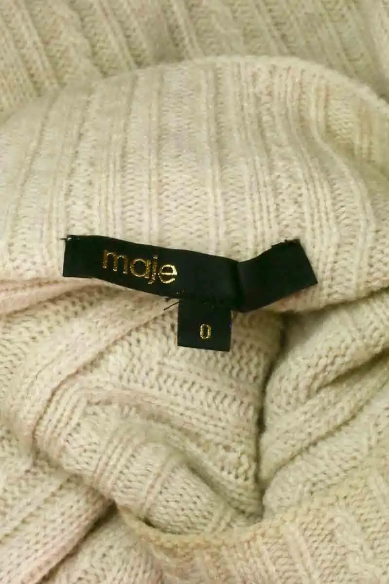 Pull Maje Beige en Laine