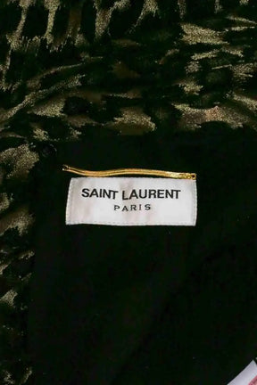 Robe Saint Laurent Doré en Soie