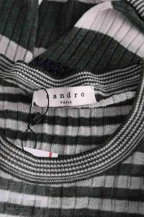 Top Sandro Vert en Synthétique