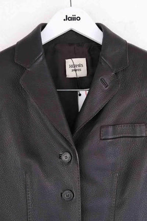 Veste Hermès Marron en Cuir