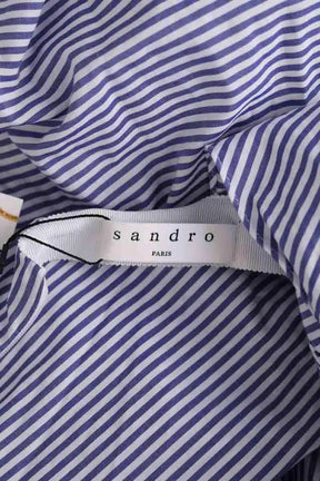 Robe Sandro Bleu en Coton