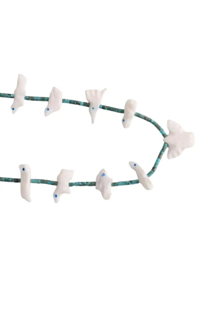 Collier HARPO PARIS Blanc en Tissu - Seconde Main