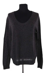 Pull American Vintage Anthracite en Laine, taille M - Seconde Main