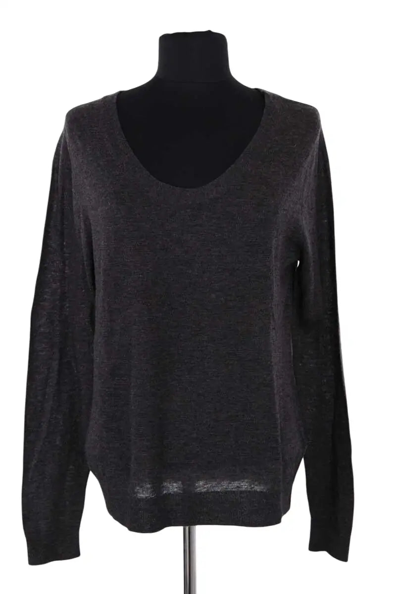 Pull American Vintage Anthracite en Laine, taille M - Seconde Main