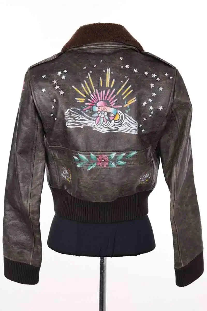 Blouson Valentino Noir en Cuir