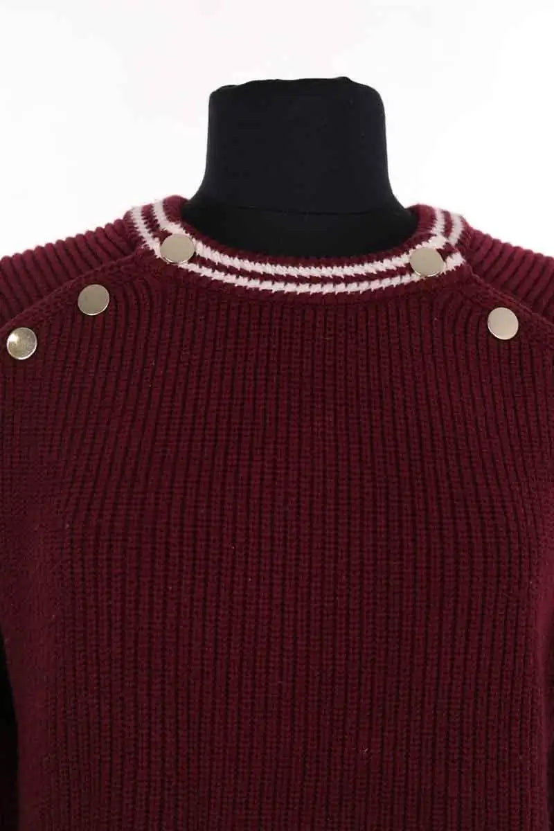 Pull Maje Bordeaux en Coton