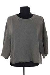 T-shirt American Vintage Kaki en Coton, taille M - Seconde Main