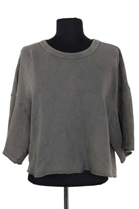 T-shirt American Vintage Kaki en Coton, taille M - Seconde Main