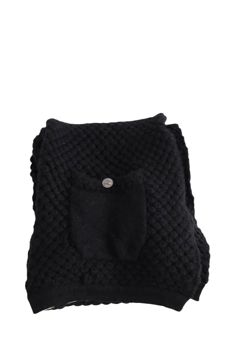 Écharpe Chanel Noir en Cachemire - Seconde Main