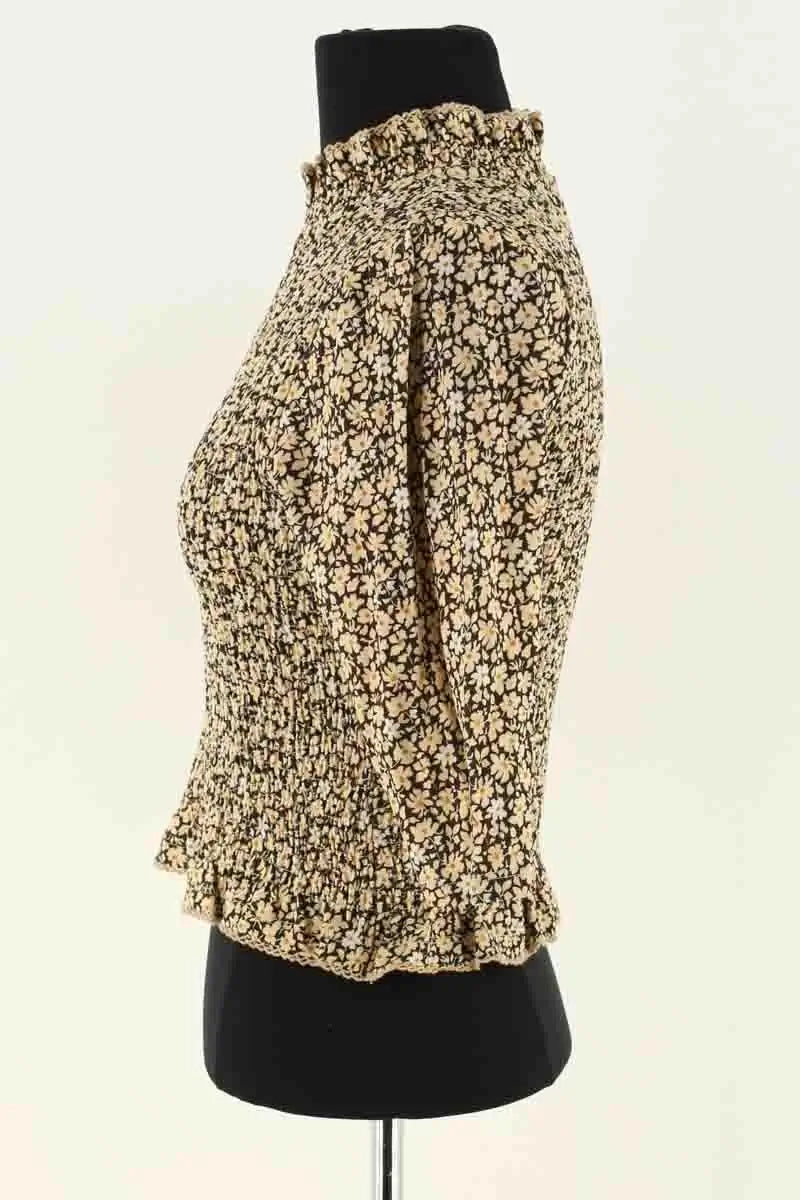 T-shirt Sandro Beige en Viscose