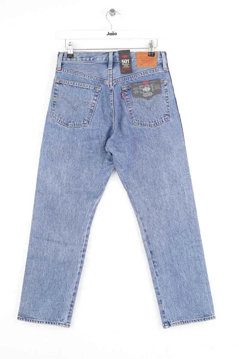 Jean droit Levi's 501 Bleu en Coton
