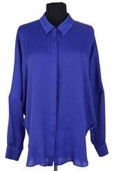 Chemise Hotel Particulier Bleu en Viscose, taille S - Seconde Main