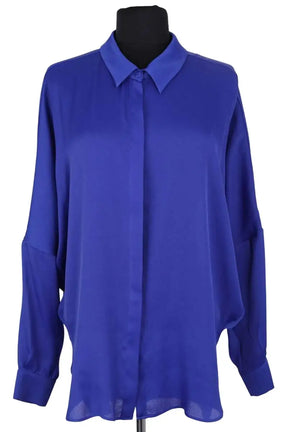 Chemise Hotel Particulier Bleu en Viscose, taille S - Seconde Main