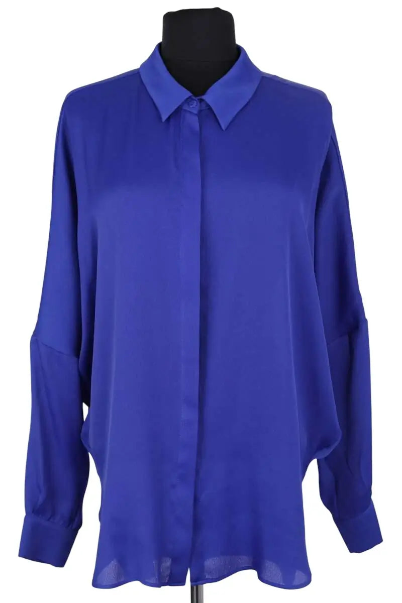 Chemise Hotel Particulier Bleu en Viscose, taille S - Seconde Main