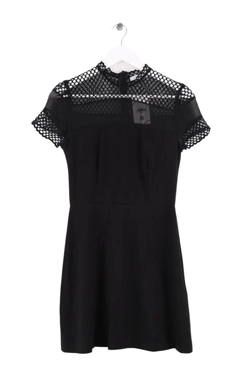 Robe Sandro Noir en Synthétique, taille S - Seconde Main