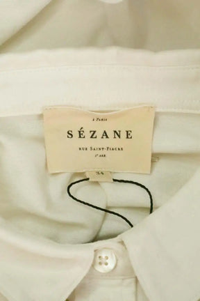 Chemise Sézane Blanc en Coton
