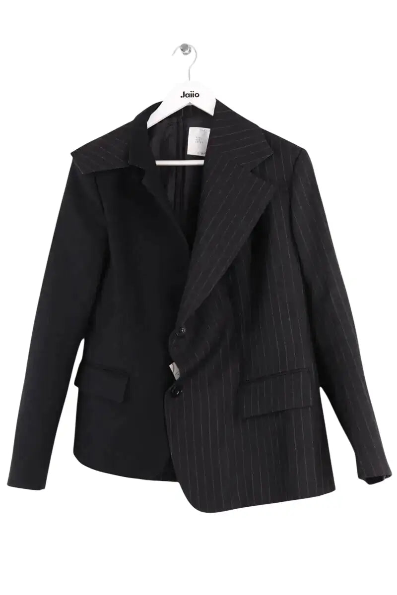 Blazer Sacai Noir en Laine, taille M - Seconde Main