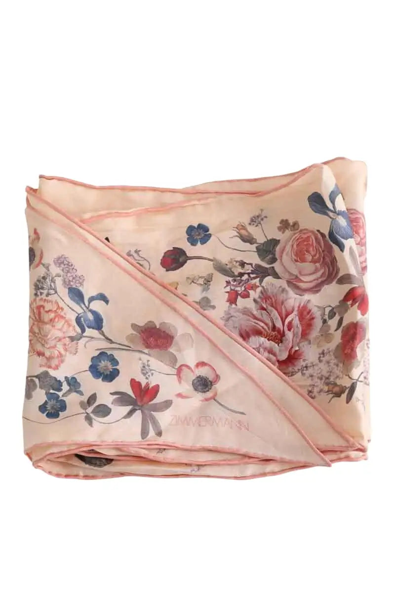 Étole Zimmermann Rose en Soie - Seconde Main